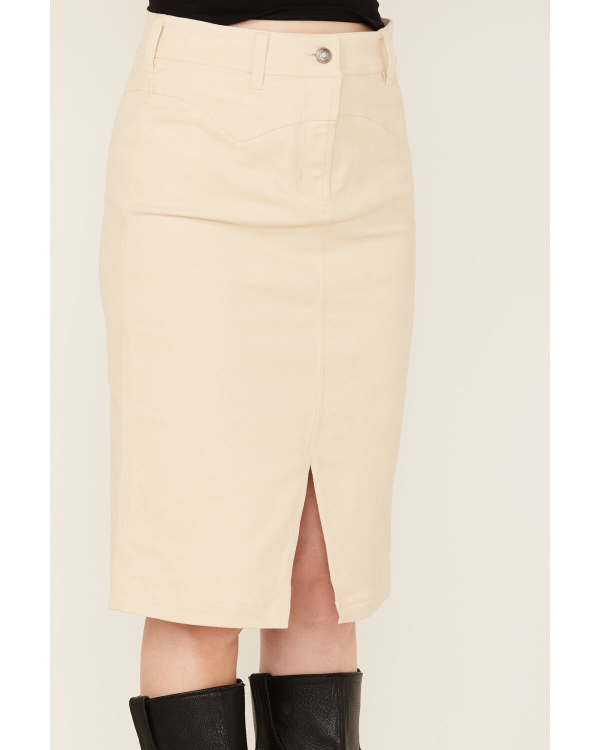 Image #2 - Ariat Women's Rachel Midi Skirt, Sand, hi-res