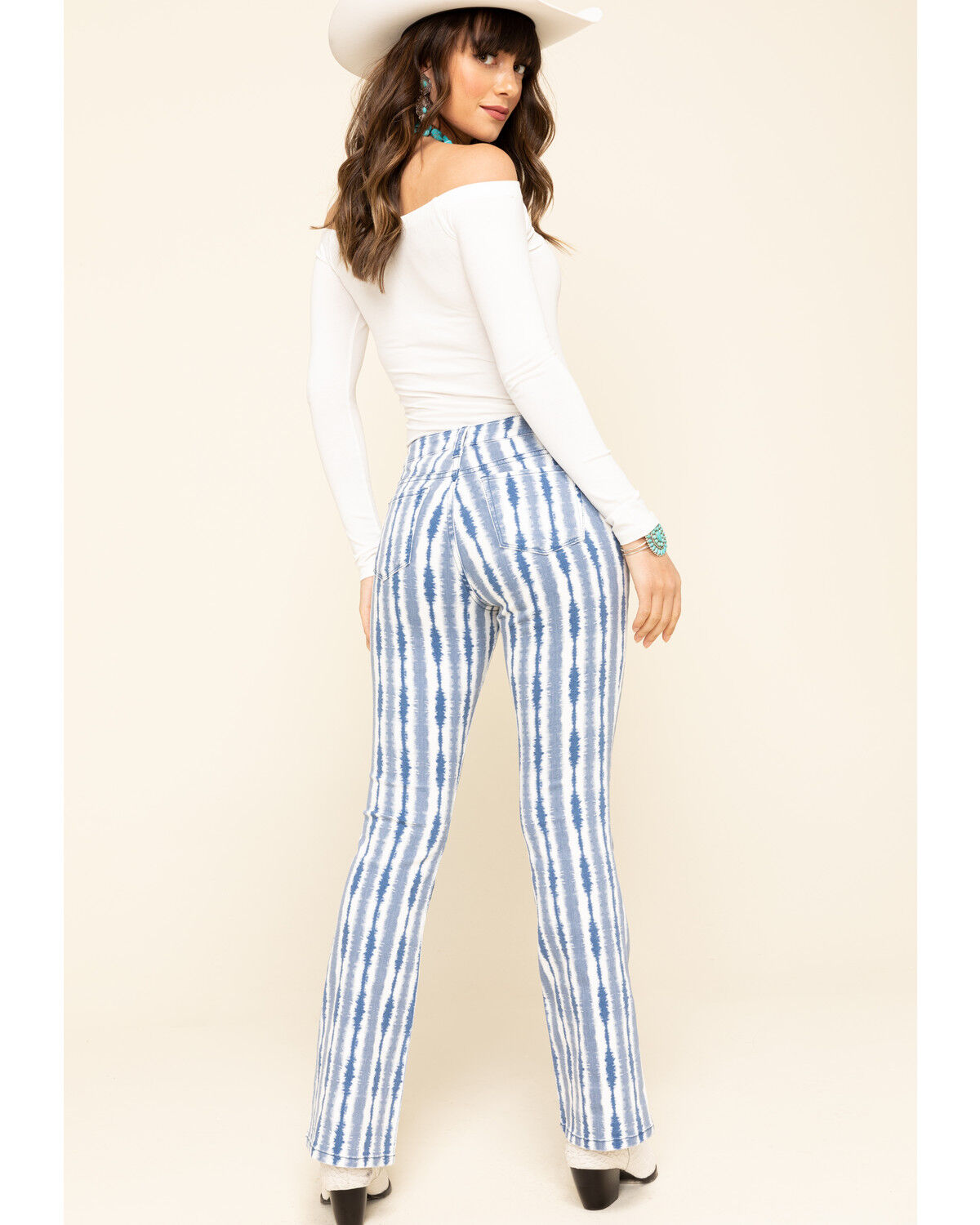 Image #5 - Billy T Women's Tie-Dye Bootcut Jeans, Blue, hi-res