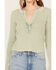 Image #3 - Free People Women's Colt Long Sleeve Top, Seafoam, hi-res