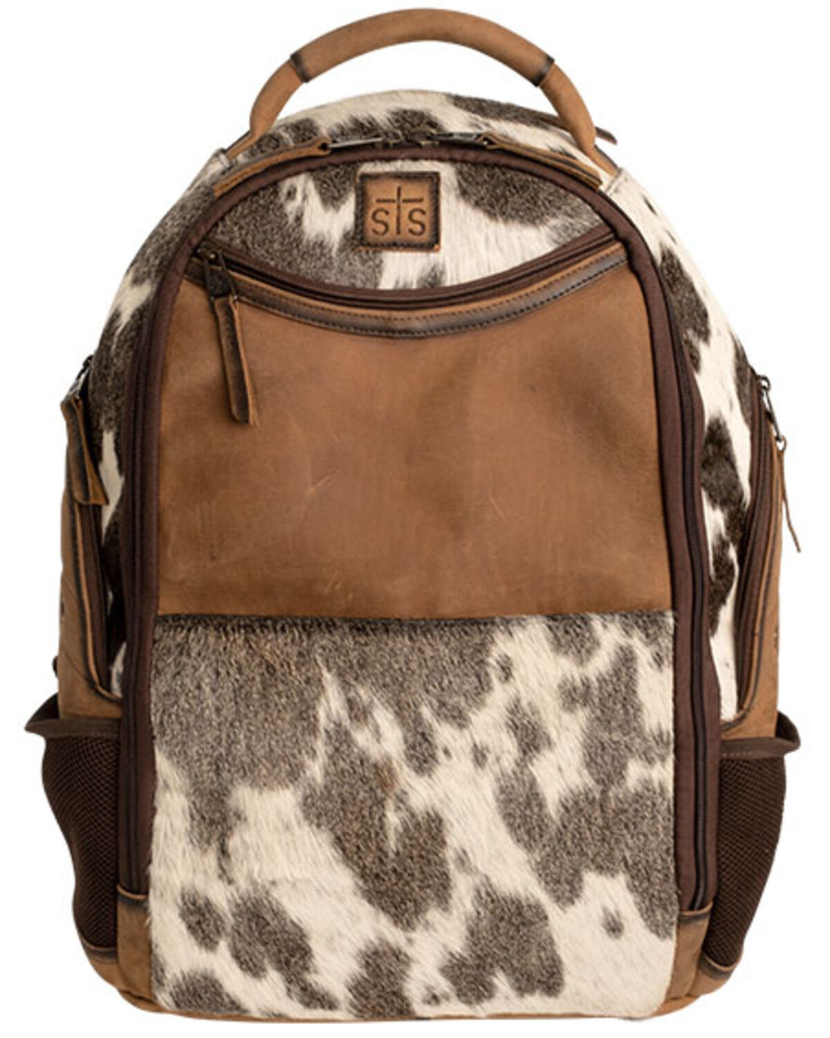 Image #1 - STS Ranchwear by Carroll Men's Cowhide Theo Backpack, Tan, hi-res