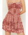 Image #5 - Cleo + Wolf Women's Bandana Print Sleeveless Tie Back Mini Dress, Brick Red, hi-res