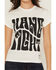 Image #4 - Wrangler x Lainey Wilson Women's Hang Tight Short Sleeve Graphic Tee, White, hi-res