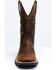 Image #4 - RANK 45® Women's Lite Flag Western Performance Boots - Broad Square Toe, Brown, hi-res