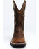 Image #4 - Shyanne Women's Lite Flag Western Performance Boots - Broad Square Toe, Brown, hi-res