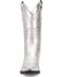 Image #4 - Dingo Women's Sweet Treat Metallic Western Boots - Snip Toe, Silver, hi-res