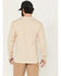 Image #4 - Carhartt Men's Loose Fit Heavyweight Logo Long Sleeve Graphic Work T-Shirt, Cream, hi-res
