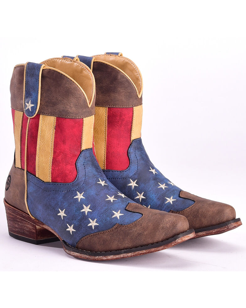 Women's American Flag Boots Country Outfitter