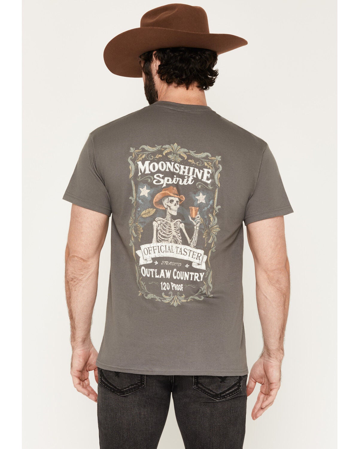 Moonshine Spirit&reg;&nbsp;Men's Official Taster Short Sleeve Graphic T-Shirt, Charcoal, hi-res