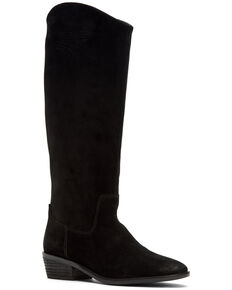 Frye & Co. Women's Caden Stitch Tall Western Boots - Round Toe, Black, hi-res