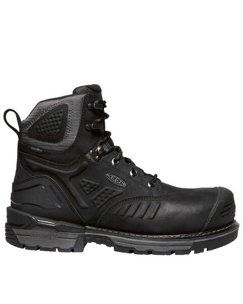 Keen Men's Philadelphia Waterproof Work Boots - Carbon Toe, Black, hi-res
