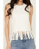 Image #3 - Idyllwind Women's Lillian Studded Fringe Tank Top, Ivory, hi-res