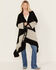 Image #1 - Shyanne Women's Cascade Fringe Border Cardigan, Black, hi-res