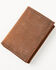 Brothers & Sons Men's Leather Trifold Wallet, Distressed Brown, hi-res