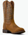Image #1 - Ariat Men's Sport Stockman Performance Western Boots - Round Toe, Brown, hi-res
