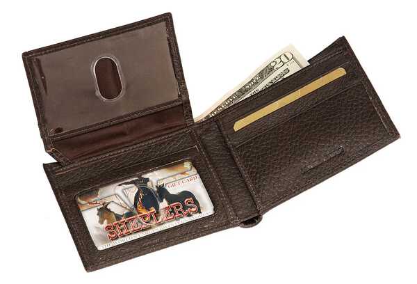Image #2 - John Deere Bi-Fold Leather Wallet, , hi-res