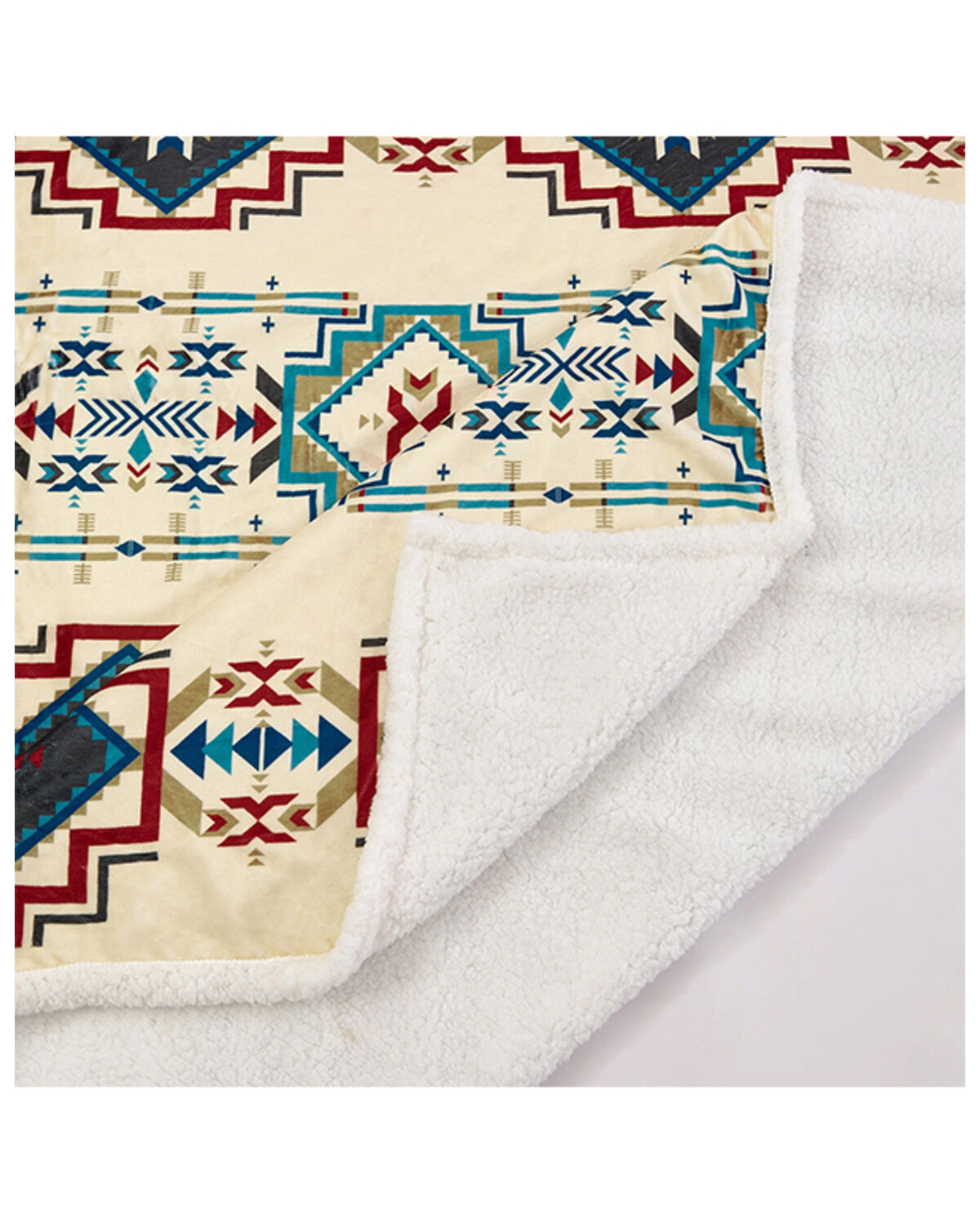Image #4 - HiEnd Accents Spirit Valley Campfire Sherpa Throw, Multi, hi-res
