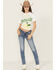 Image #3 - Miss Me Women's Medium Wash Wing Embroidered Bootcut Stretch Jeans, Medium Wash, hi-res
