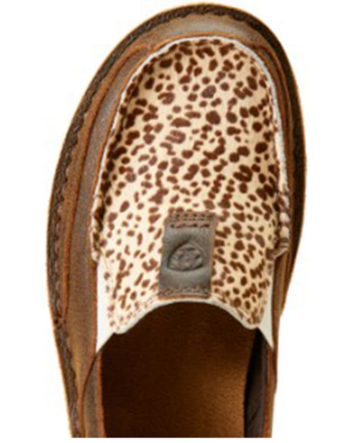 Image #4 - Ariat Women's Cheetah Print Hair On Hide Cruiser Casual Shoes - Moc Toe, Brown, hi-res
