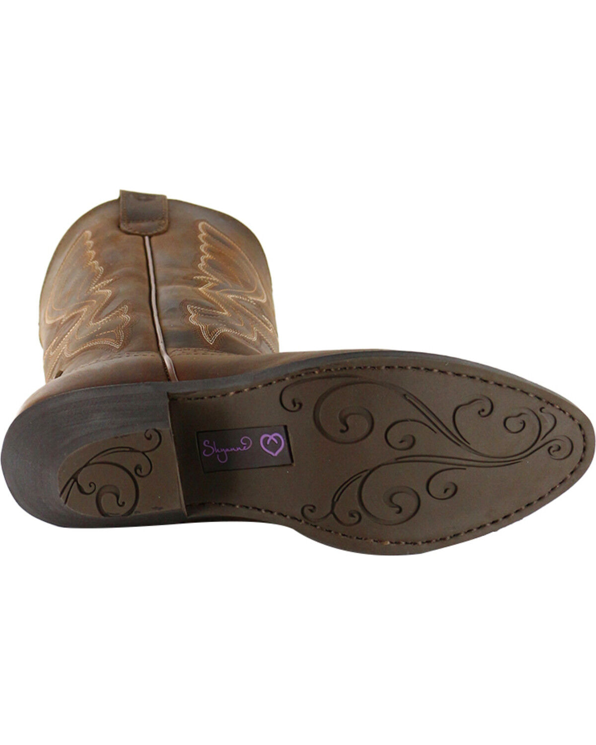 Image #11 - Shyanne Women's Donna Embroidered Leather Western Boots - Round Toe, , hi-res