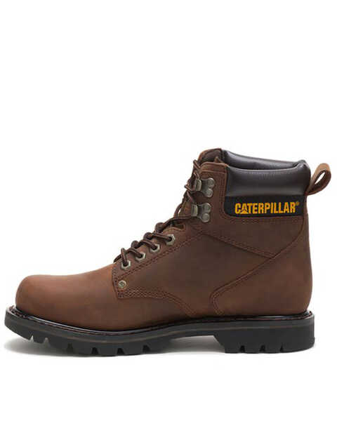 Image #3 - Caterpillar Men's 6" Second Shift Lace-Up Work Boots - Round Toe, Dark Brown, hi-res