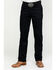 Image #1 - Wrangler Men's Casual Flat Front Western Pants, Black, hi-res