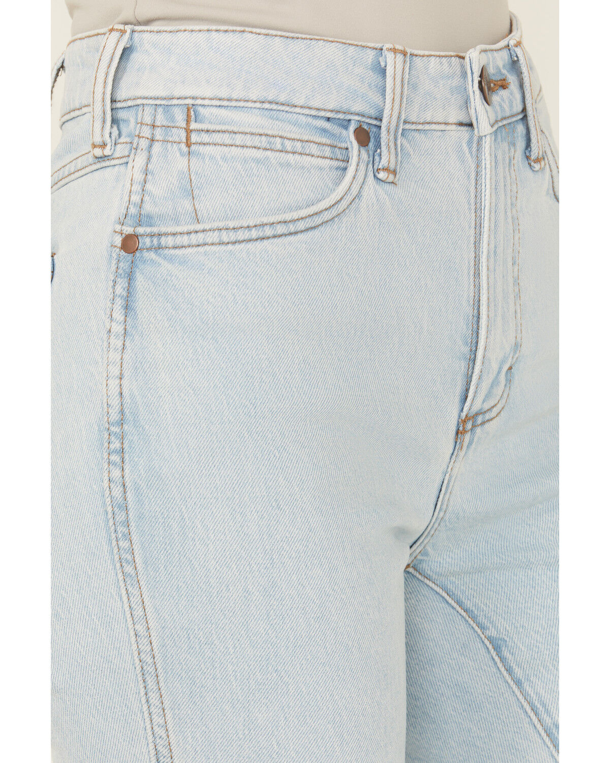 Image #2 - Wrangler Retro Women's Lila Light Wash High Rise Bootcut Stretch Denim Jeans, Light Wash, hi-res