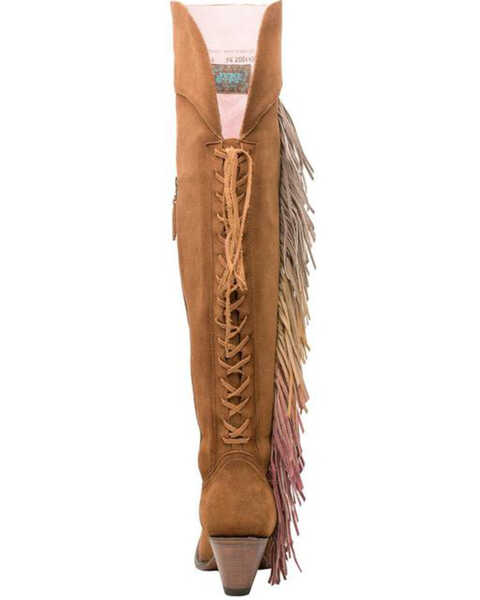 Junk Gypsy by Lane Women's Spirit Animal In Suede Western Boots - Snip Toe, Brown, hi-res