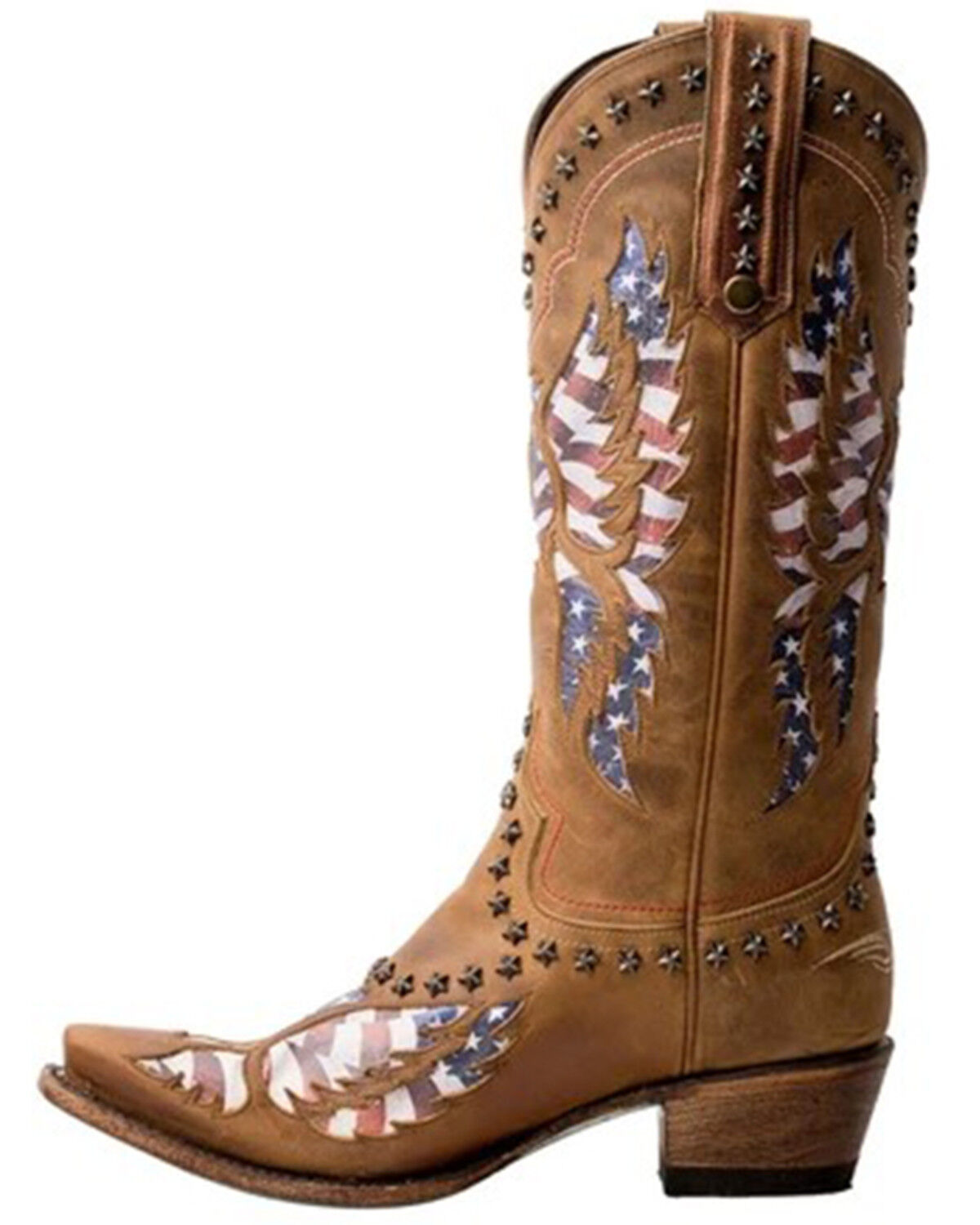 Image #2 - Lane Women's Old Glory Western Boots - Snip Toe, , hi-res