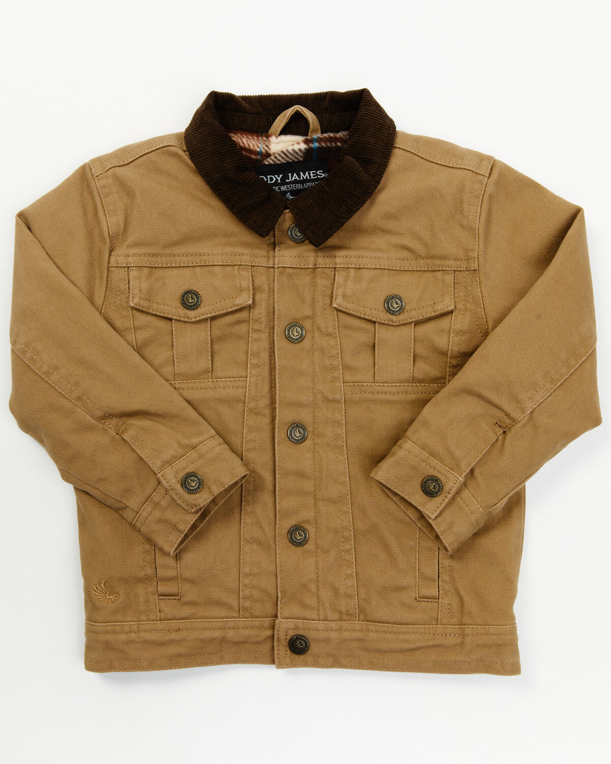 Image #1 - Cody James Toddler Boys' Washed Cotton Jacket, Beige/khaki, hi-res