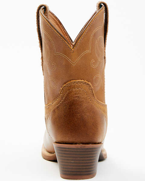 Image #5 - Justin Women's Chellie Western Booties - Square Toe, Tan, hi-res