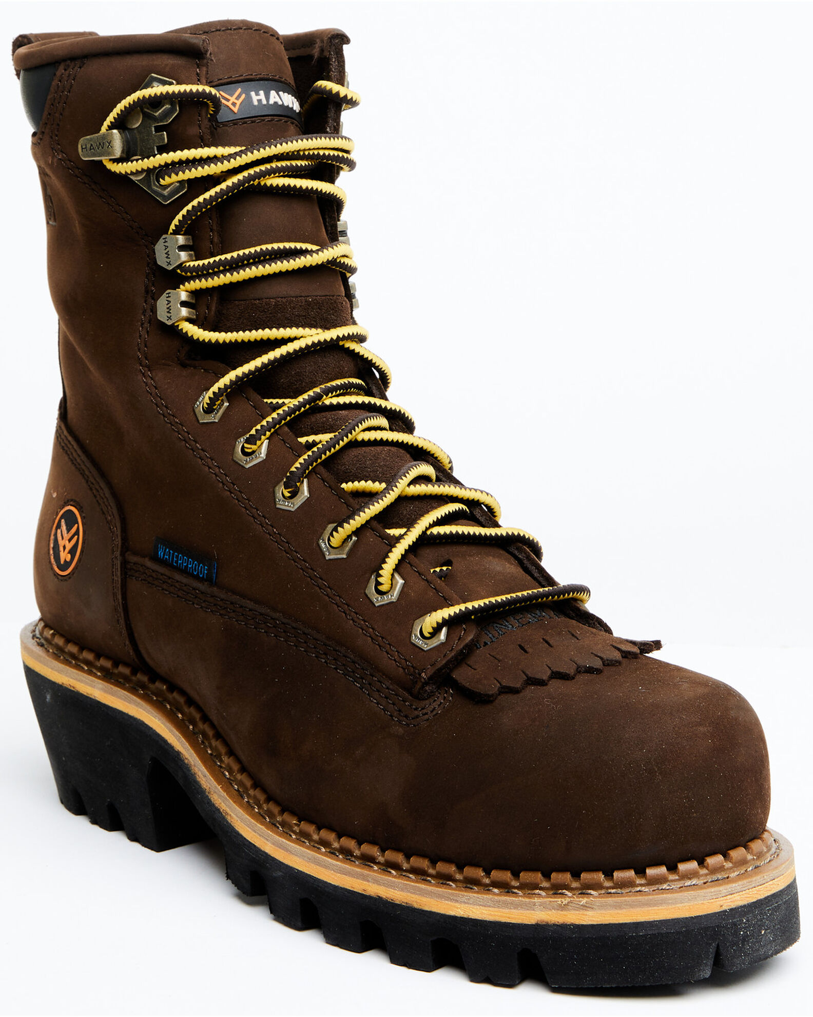 Hawx Men s Lineman Lace Up Waterproof Work Boot Composite Toe