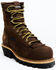 Hawx Men's Lineman Lace-Up Waterproof Work Boot - Composite Toe, Brown, hi-res
