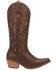 Image #2 - Dingo Women's Brown Burnished Western Boots - Snip Toe, Brown, hi-res