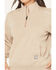 Image #3 - Ariat Women's Rebar Lightweight 1/2 Zip Pullover, Oatmeal, hi-res