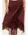 Image #2 - Shyanne Women's Faux Suede Wrap Fringe Skirt, , hi-res