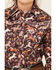 Image #3 - Cowgirl Hardware Girls' Floral Horse Print Long Sleeve Snap Western Shirt, , hi-res