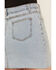 Image #4 - Blue B Women's Light Wash Embellished Mini Denim Skirt, Light Wash, hi-res