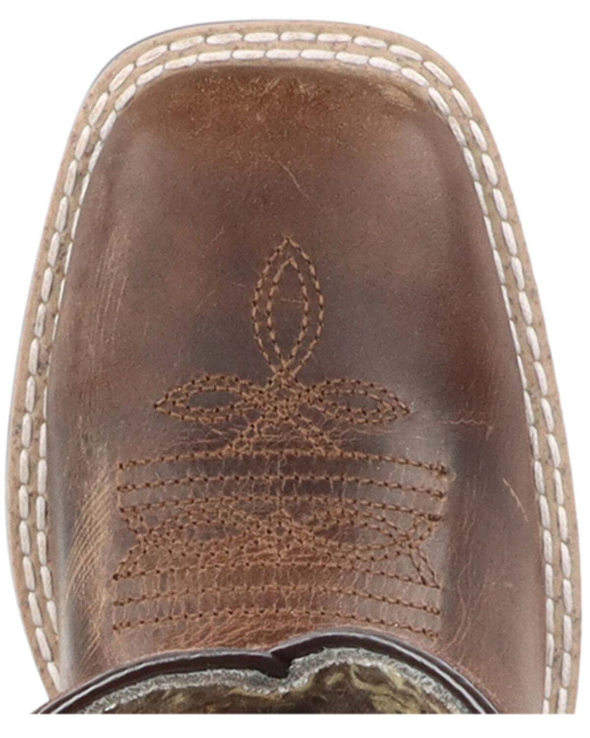 Image #6 - Smoky Mountain Girls' Sadie Western Boots - Broad Square Toe, Brown, hi-res