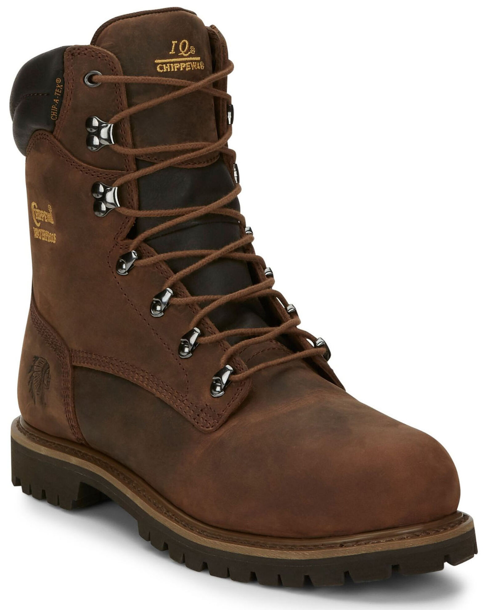 Chippewa Men s Heavy Duty Waterproof Insulated Aged Bark 8 Work Boots Steel Toe Country Outfitter