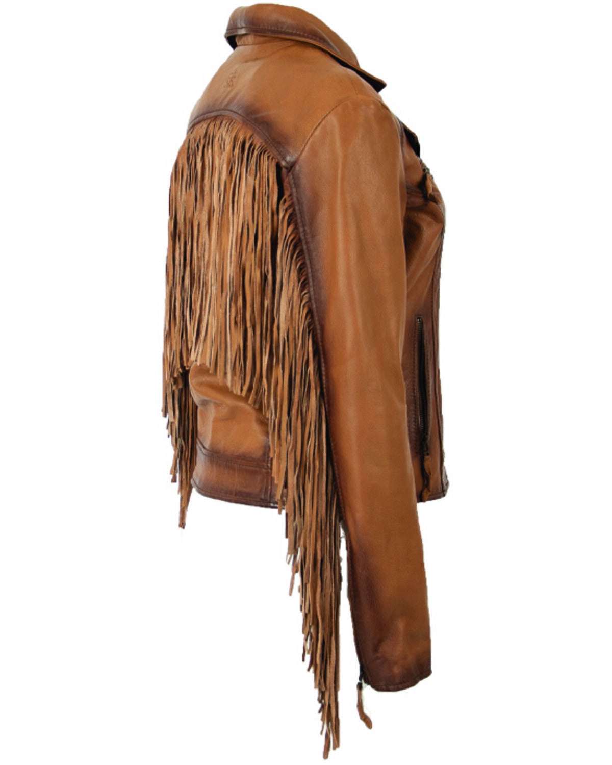 Image #3 - STS Ranchwear Women's Chenae Fringe Leather Jacket - Plus, , hi-res