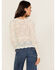 Image #4 - Shyanne Women's Solid Lace Long Sleeve Shirt, Off White, hi-res