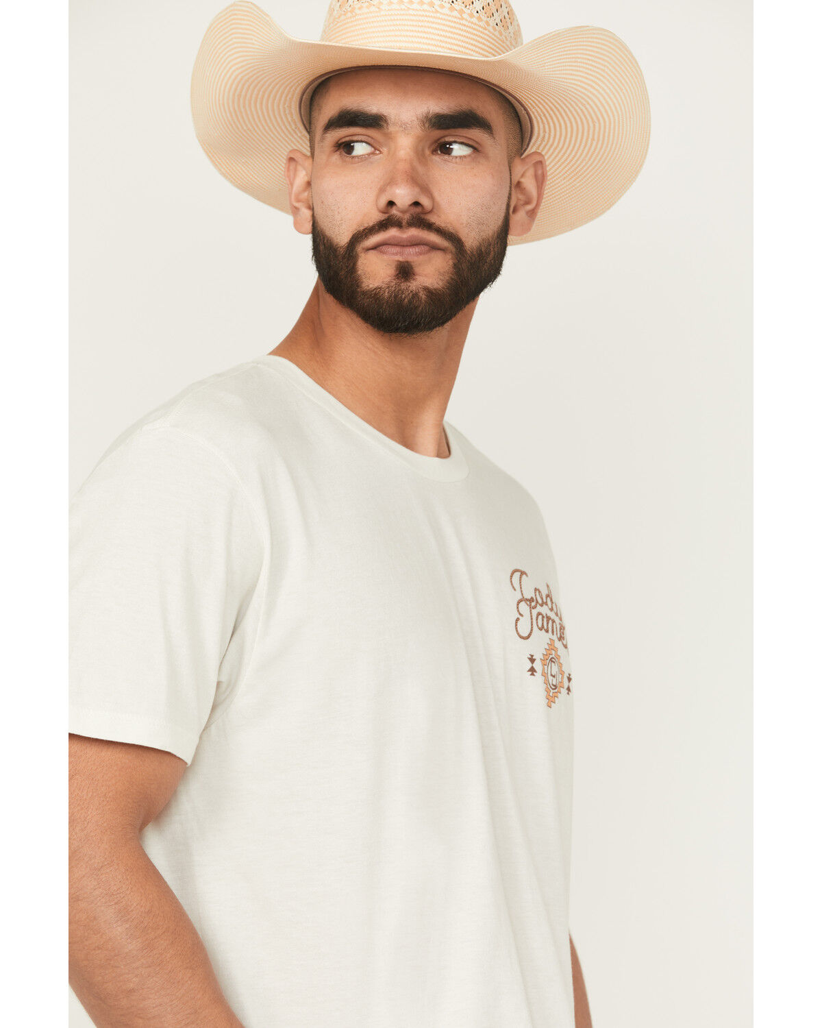 Image #2 - Cody James Men's Wild West Short Sleeve Graphic T-Shirt, Cream, hi-res