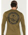 Image #4 - Troll Co Men's Haggler Long Sleeve Graphic Shirt, Olive, hi-res