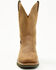 Image #4 - Cody James Men's Pull-On Work Boots - Soft Toe, Brown, hi-res