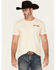 Image #2 - RANK 45® Men's Keep Ridin' Cowboy Short Sleeve Graphic T-Shirt, Natural, hi-res