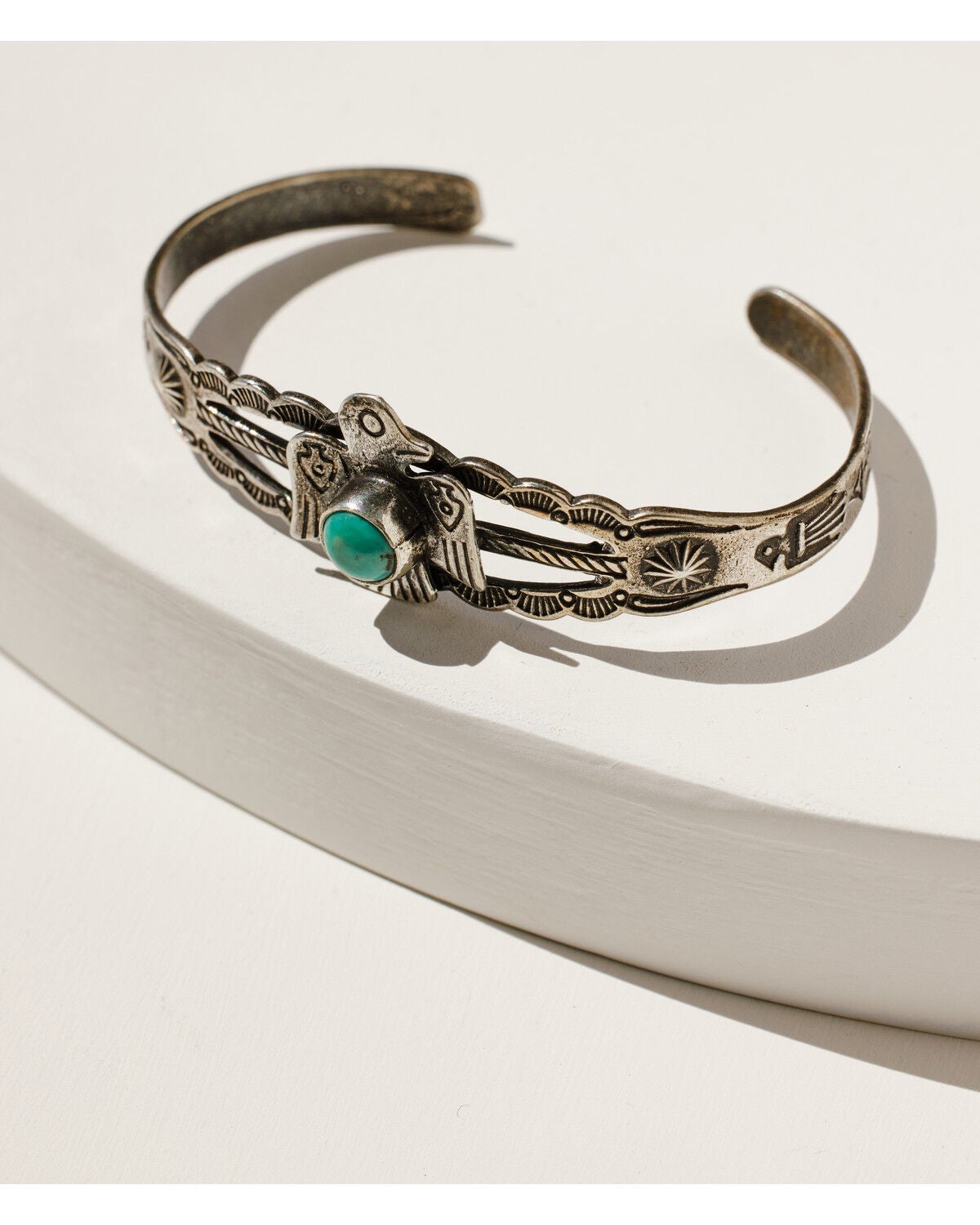 Image #2 - Broken Arrow Jewelry Women's Travelin Eagle Cuff, Silver, hi-res
