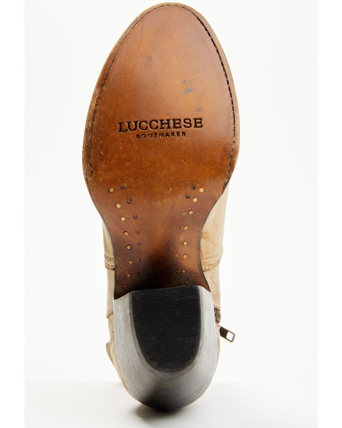 Image #7 - Lucchese Women's Karla Fashion Booties - Round Toe, Natural, hi-res