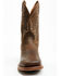 Image #4 - El Dorado Men's Bay Western Boots - Broad Square Toe, Brown, hi-res