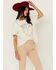 Image #2 - Idyllwind Women's Country Club Graphic Short Sleeve Trustee Tee, Ivory, hi-res