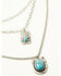 Image #2 - Idyllwind Women's Aurora Layered Necklace, Silver, hi-res